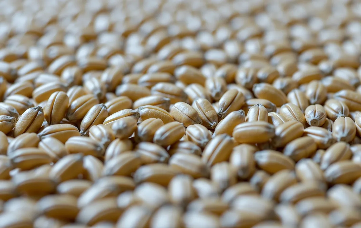 Macro texture of ancient grains