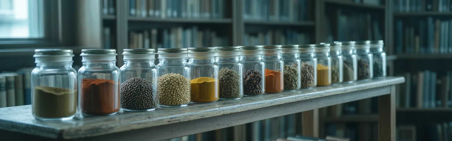 Archival spice and grain jars