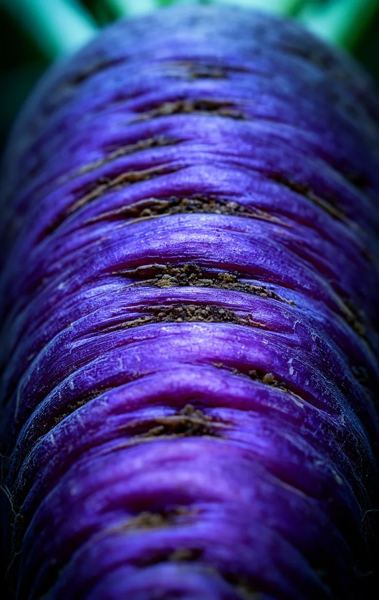 Macro texture of a raw heirloom vegetable